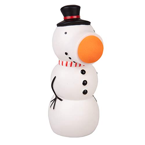 Hog Wild Winter Snowman Ball Popper Toy - Includes 4 Soft Foam Balls - Squeeze to Pop Air Powered Balls Up to 20 Feet - for Indoor/Outdoor Play - Gift for Kids, Girls, Boys - Image 3