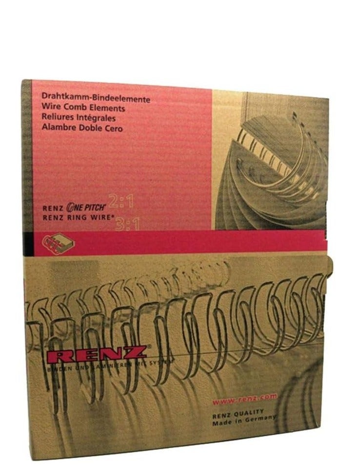 RENZ 100-Pieces Binding Wire 3:1 5.5mm 3/16" White Color - Image 2