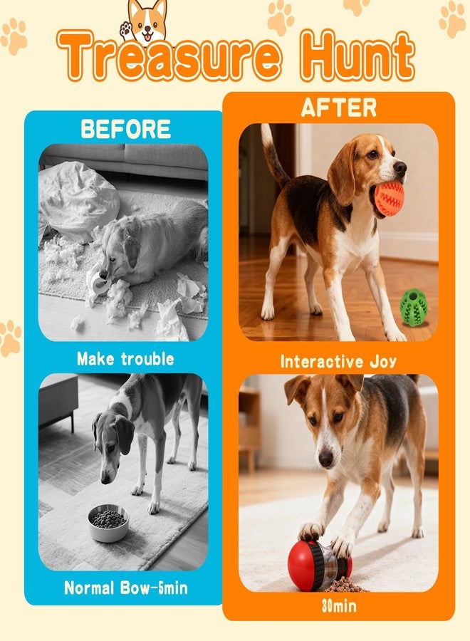 fyfracing 9-in-1 Interactive Dog Toys Set: Mental Stimulation Puzzle, Treat Dispenser Ball & Chew Toys，Lick Mat - Boredom Buster Combo to Keep Small, Medium Dogs Busy & Engaged - Image 5