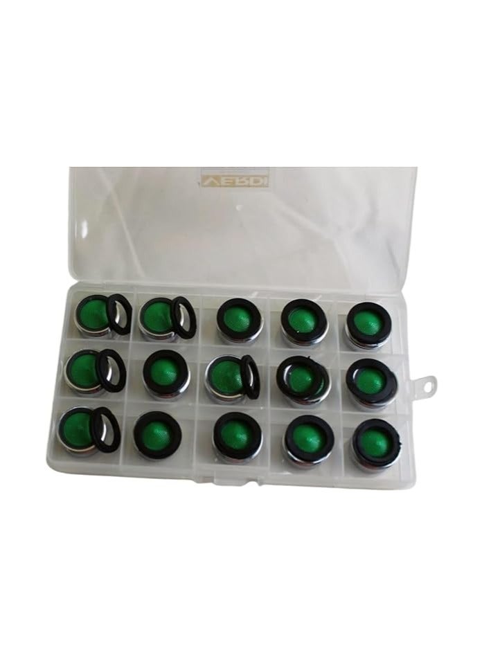 Faucet head, flow rate 2 L/min, save up to 30%, (male thread - external 15 pieces) - Image 1