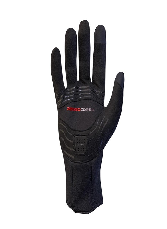 CASTELLI Men’s Perfetto ROS 2 Glove, Windproof Cycling Gloves, Median Nerve Protection, Touchscreen Compatible & Grip Zones - Black - X-Large - Image 5