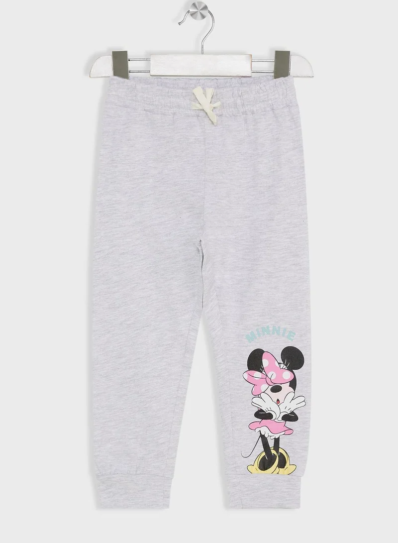 فان مانيا Kids Minnie Mouse Printed T-Shirt & Pyjama Set
