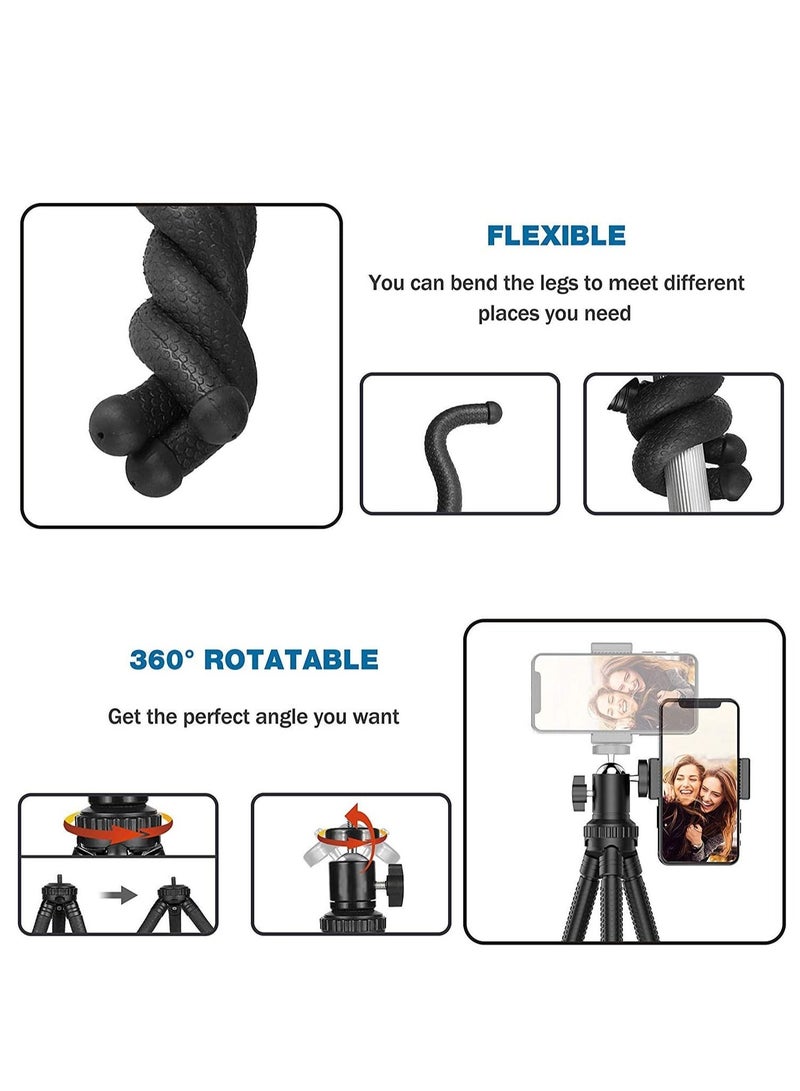 Womdee Flexible Cell Phone Tripod with Wireless Remote and Universal Clip - Image 4