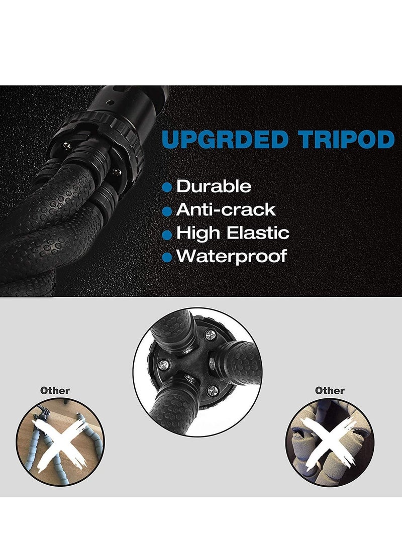 Womdee Flexible Cell Phone Tripod with Wireless Remote and Universal Clip - Image 3