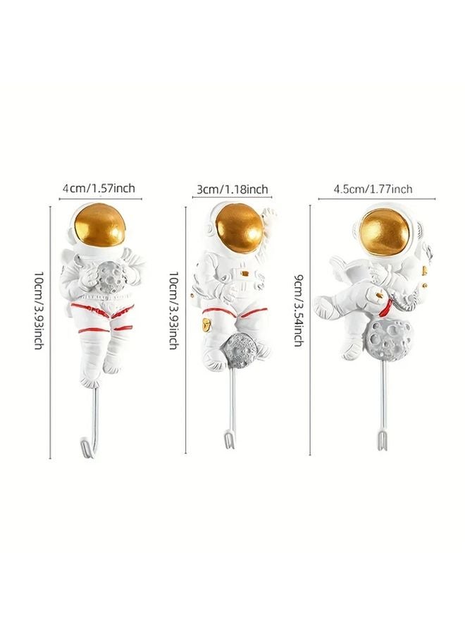 خطافات لاصقة قوية لرواد الفضاء للقراءة الذهبية، معلقات حائطية ذات لصق قوي بدون أثر - Image 4