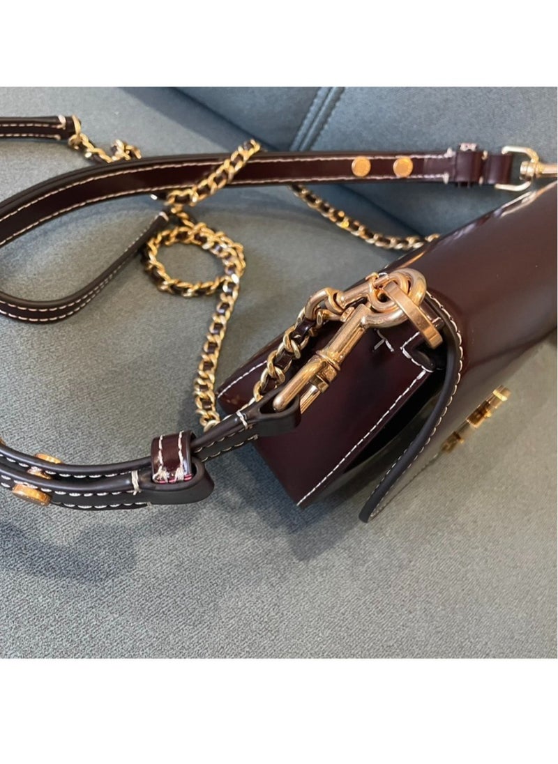 Burch - Fashion Simple Crossbody Shoulder Bag Handbag 22*13*5cm - Image 1