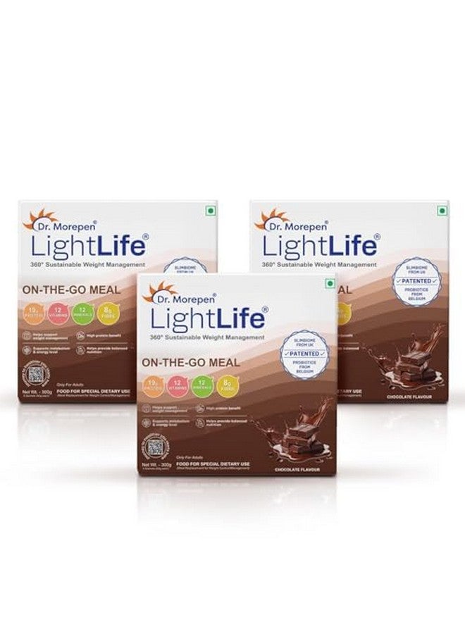 Dr. Morepen وجبة لايت لايف الجاهزة من د.موربين | بديل وجبة صحي | مثالي للرجال والنساء | 19 جرام بروتين | 8 جرام ألياف | 24 فيتامين ومعادن أساسية | 15 كيس - Image 1