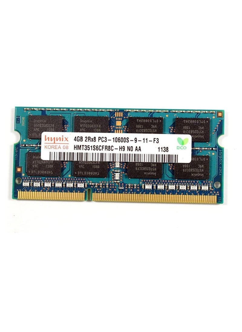 ماركة غير محددة ذاكرة الوصول العشوائي للكمبيوتر المحمول هاينكس 4 جيجا بايت PC3-10600 DDR3 1333 ميجا هرتز HMT351S6CFR8C-H9، سعة 4.0 GB  - Image 1