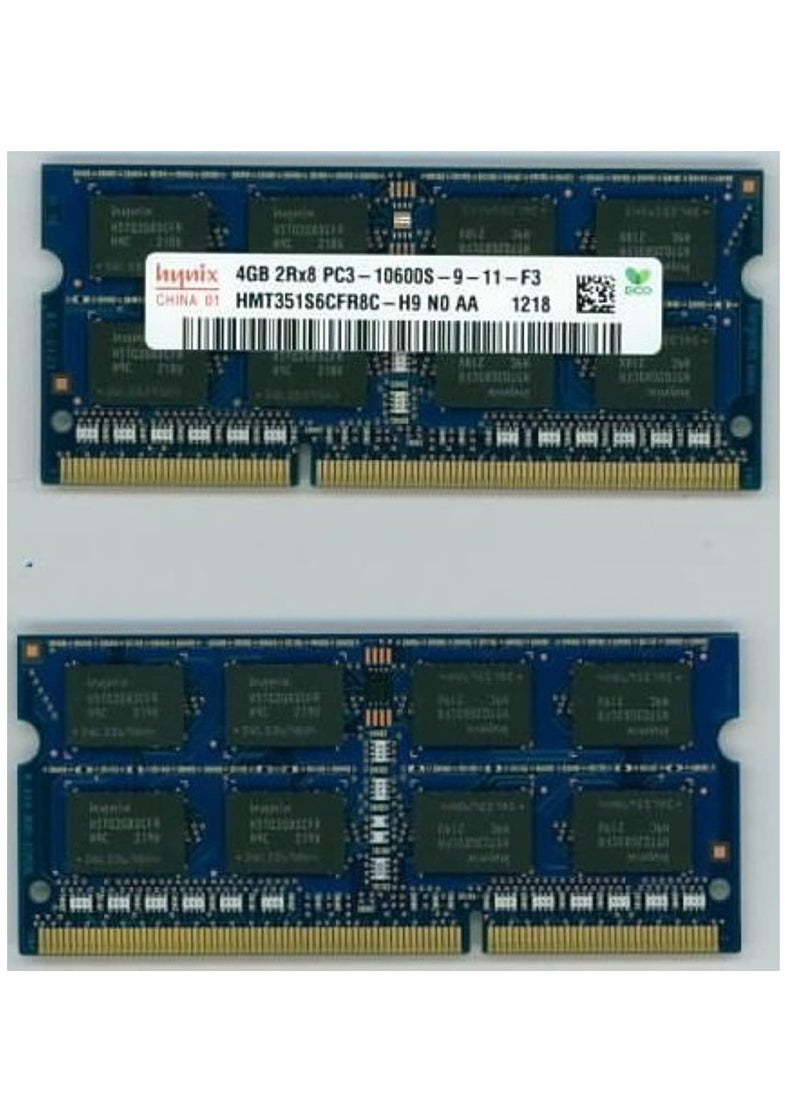 ماركة غير محددة ذاكرة الوصول العشوائي للكمبيوتر المحمول هاينكس 4 جيجا بايت PC3-10600 DDR3 1333 ميجا هرتز HMT351S6CFR8C-H9، سعة 4.0 GB  - Image 5