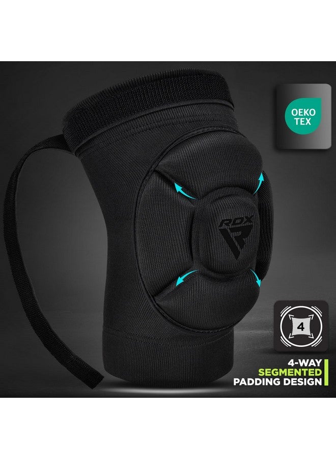 Rdx Knee Pads For Work, Oeko Tex Certified, Anti-Slip Protective Thick Padded Foam Pad, Collision Avoidance Sleeves Pair, Mma Muay Thai Grappling Volleyball Football Wrestling Gardening, Men Women - Image 2