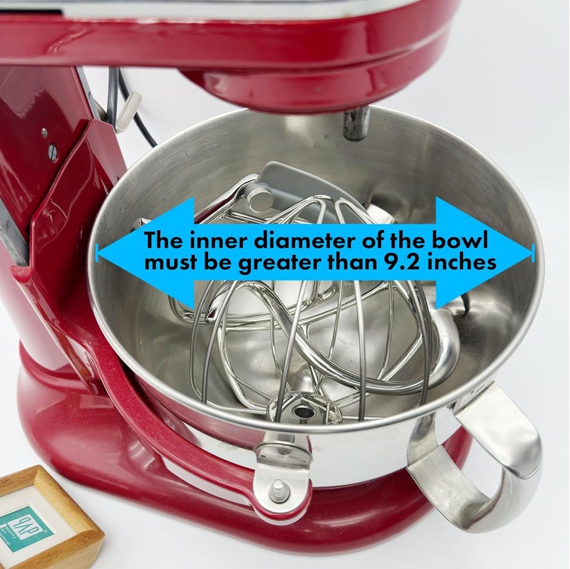 qAp quality art Practical Flat Beater Replacement for KitchenAid 5plus/6 Qt. Bowl-Lift Stand Mixers/Polished 18/8 Stainless Steel Paddle Accessories/No coating/Dishwasher Safe/Replacement for KN256CBT - Image 4