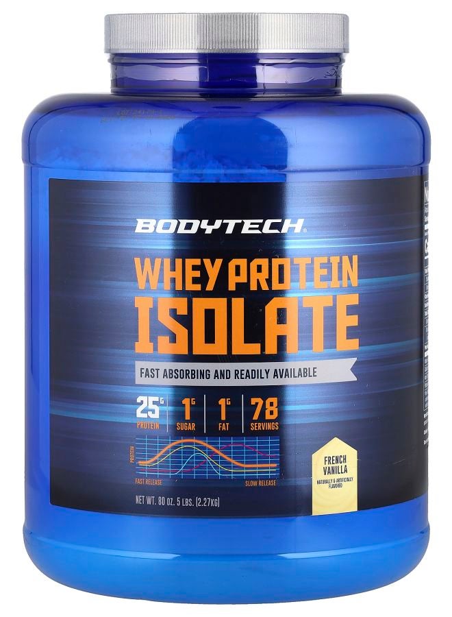 Whey Protein Isolate French Vanilla 5 lbs (2.27 kg)