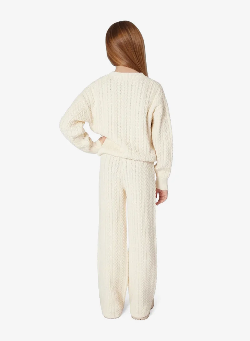 GUESS Kids Crew Neck Sweater and Pant Sets