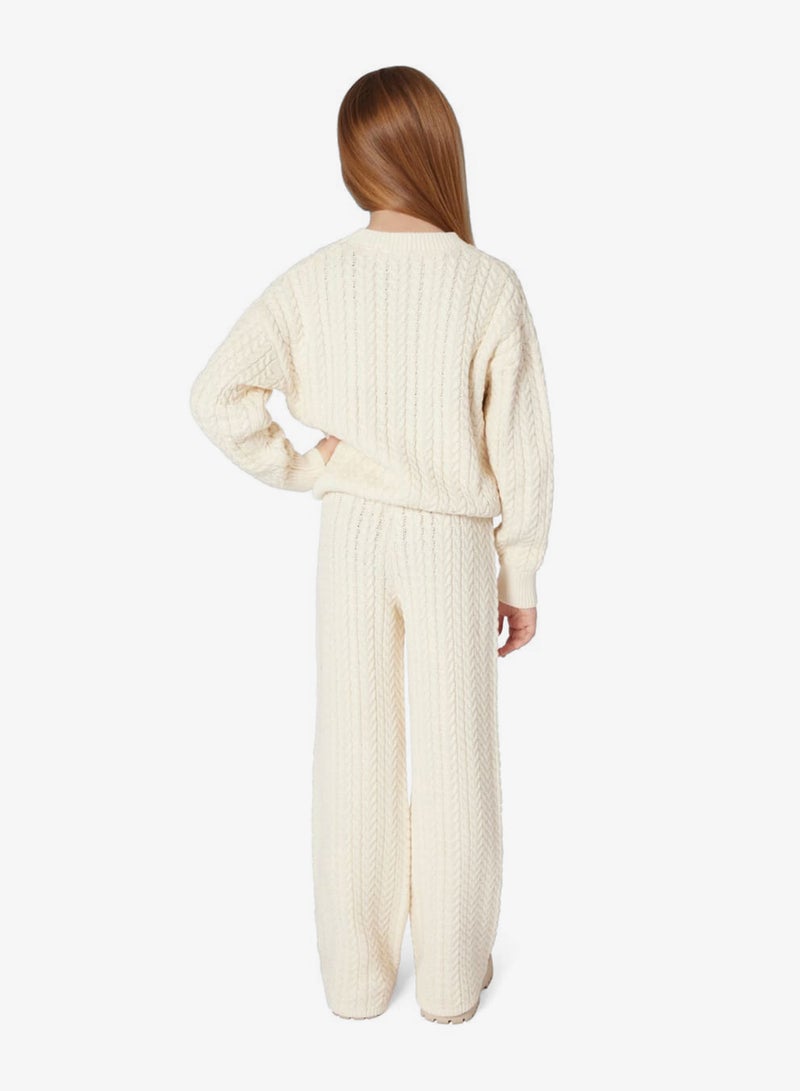 GUESS Kids Crew Neck Sweater and Pant Sets - Image 2