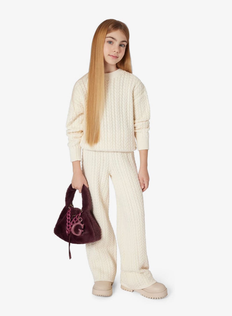 GUESS Kids Crew Neck Sweater and Pant Sets - Image 1