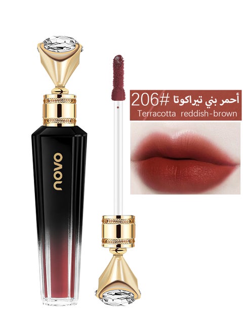 Queen's Vintage Velvet Lip Glaze, Moisturizing No-Sticky Lightweight Long Lasting Waterproof Mist Face Lip Gloss, Matte Velvet Lip Stains Lip Tint for Women
