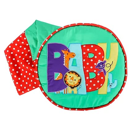 Pebbles by Maple Baby Travel Cushion Cum Quilt Green - Image 2