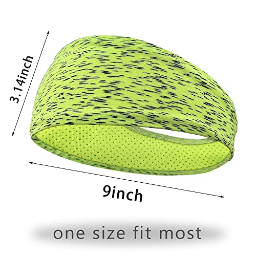 CellElection 5 Pack Sports Headband for Men, Thin Breathable Design, Reused & Washed Mens Headband Sweat Bands for Running Yoga Football Fitness Workout - Image 4