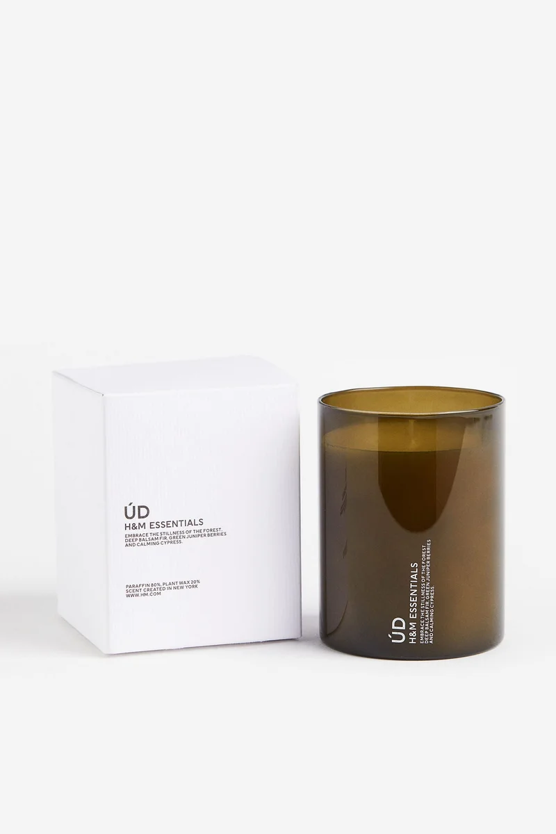 H&M Scented Candle In Glass Holder