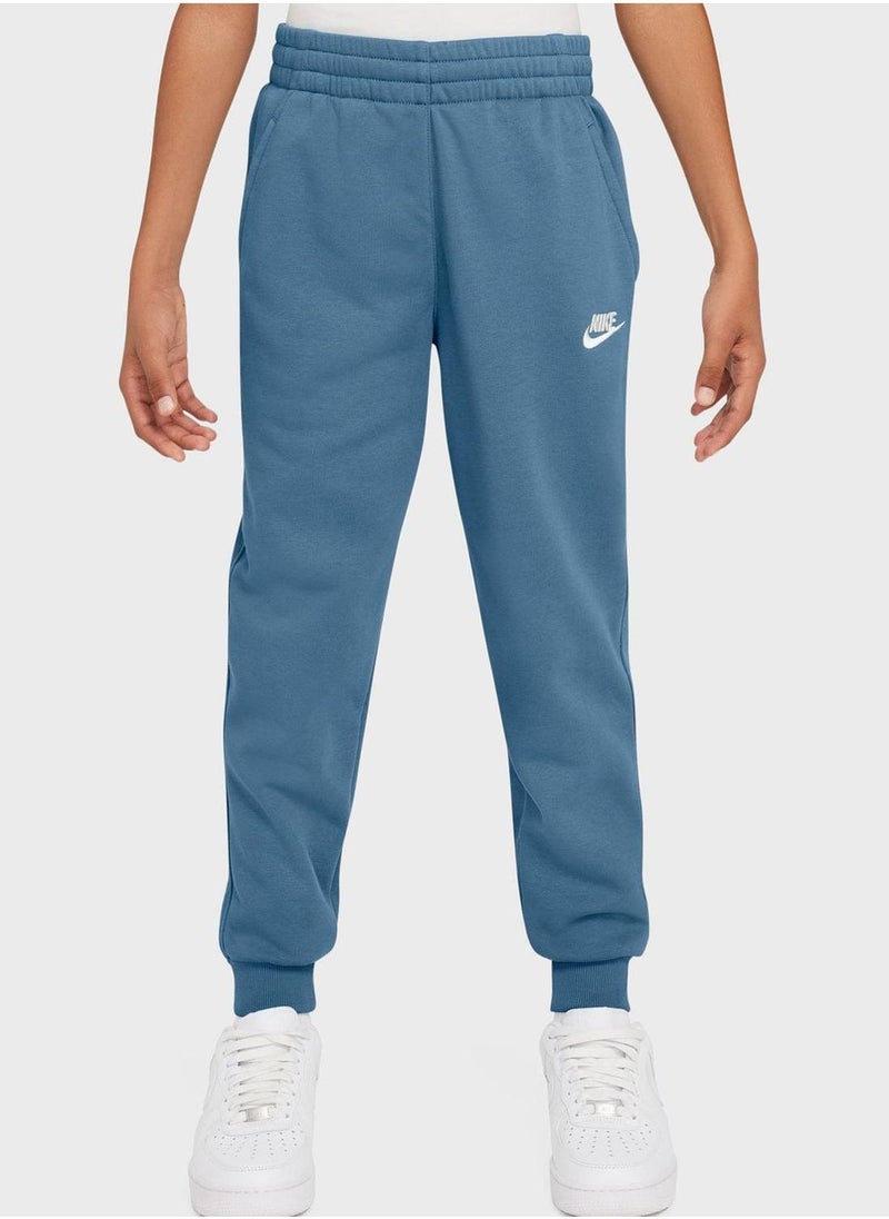 Nike Youth Club Fitted Sweatpants  - Image 3