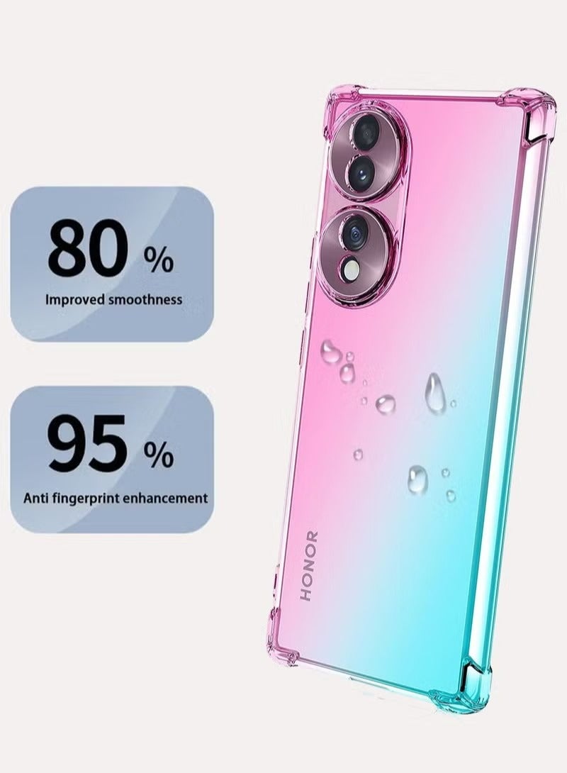 Honor 70 5G Case Cover, Honor 70 5G Flexible TPU Soft Edge Protector,Soft Silicone Shockproof Anti-Scratch Protective Bumper clear Case Corner for Honor 70 5G - Image 2