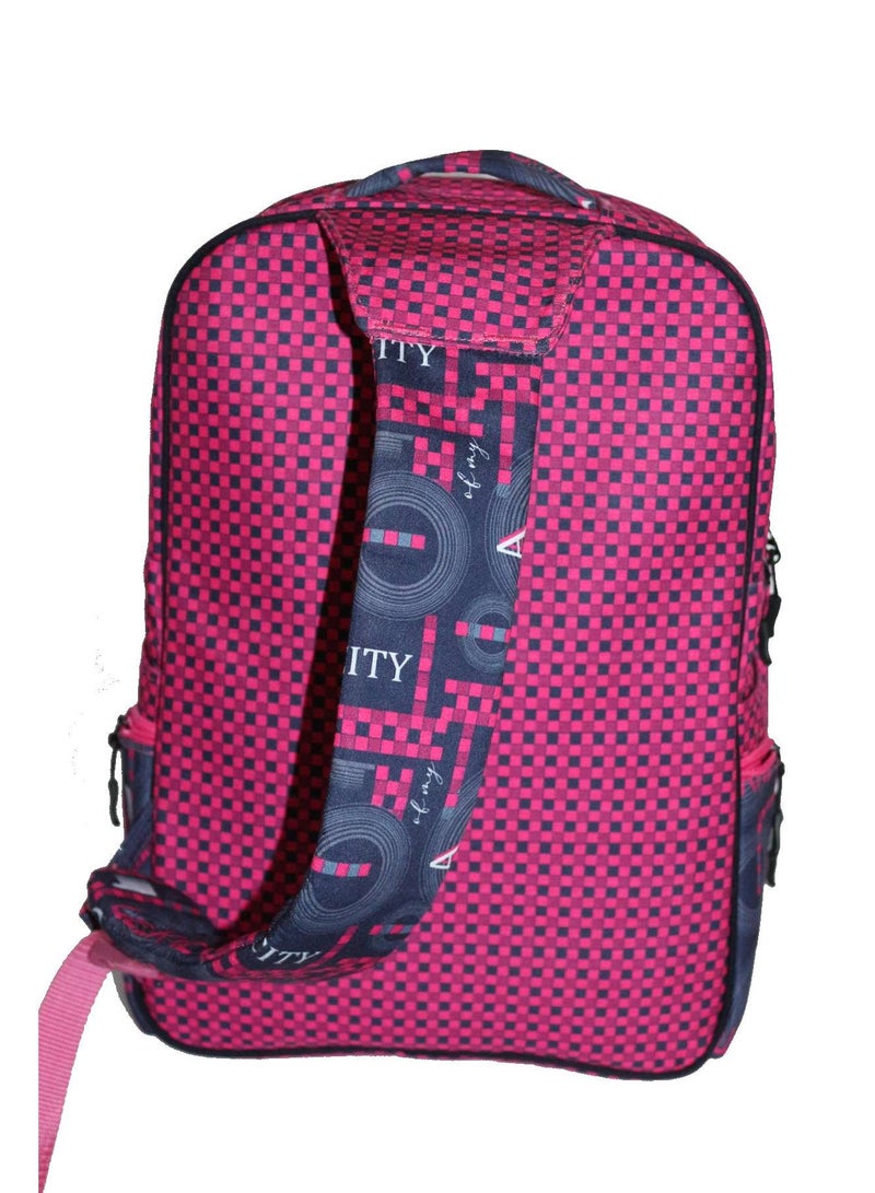 School Backpack Model 21 Squares