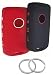 RUNZUIE 2Pcs 4 Buttons Silicone Smart Remote Key Fob Compatible with 2023 2022 2021 2020 2019 Mazda 3 6 CX30 CX5 CX9 CX50 Key Fob Cover RedBlack with Red - Image 2