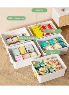 4-Layer Children's Toy Plastic Rolling Drawer Clothes Storage Box Organizer With Wheels For Office Kitchen Container Bathroom Living or Playroom Study - pzsku/ZAA89457D2EF302D7E1AEZ/45/_/1719154386/b80957b0-7773-4dbb-a730-bb9de143d72a