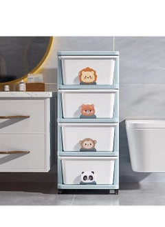 4-Layer Children's Toy Plastic Rolling Drawer Clothes Storage Box Organizer With Wheels For Office Kitchen Container Bathroom Living or Playroom Study - pzsku/ZAA89457D2EF302D7E1AEZ/45/_/1719157092/87a9d293-3a98-4f3c-bde3-8bba474d621c