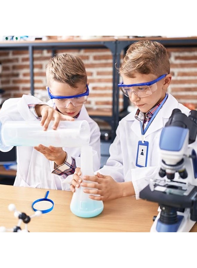 Relex Lab Coat for Kids, White Doctor Coat with Stethoscope Toys Kids Vet Coat, Doctor Dress Up Costume for Toddler Boys Girl - Image 5