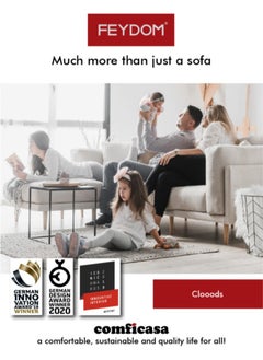 COMFICASA FEYDOM Clooods Sectional Modular sofa bed : Mollia Honey  - Image 5