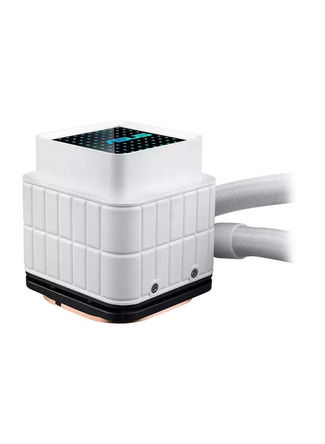 ASUS Prime LC 360 ARGB White Edition – 360mm AIO Liquid Cooler, Triple 120mm PWM Fans, Copper Base, Integrated ARGB Lighting, Intel LGA 1700/115x & AMD AM5/AM4 Compatibility, 2200 RPM, 75.7 CFM Airflow, 34 dB Noise Level | 90RC0102-B0EAY0 - Image 5