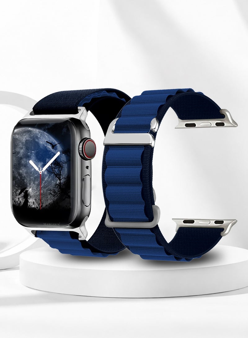 Alpine Loop Band For Apple Watch Band 38mm/40mm/41mm Nylon Woven Sport Strap Compatible with iWatch Series 7/SE/6/5/4/3/2/1 Adjustable Strap - Image 1