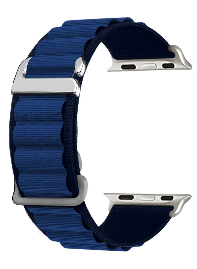 Alpine Loop Band For Apple Watch Band 38mm/40mm/41mm Nylon Woven Sport Strap Compatible with iWatch Series 7/SE/6/5/4/3/2/1 Adjustable Strap - Image 4