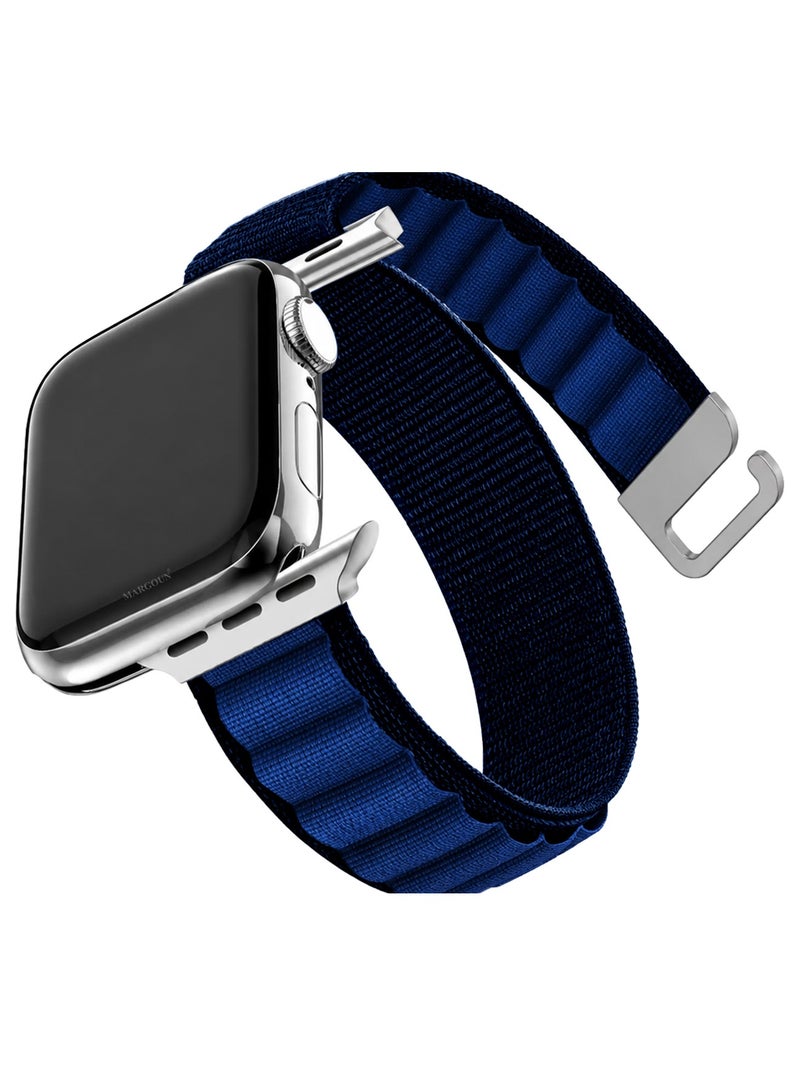 Alpine Loop Band For Apple Watch Band 38mm/40mm/41mm Nylon Woven Sport Strap Compatible with iWatch Series 7/SE/6/5/4/3/2/1 Adjustable Strap - Image 2