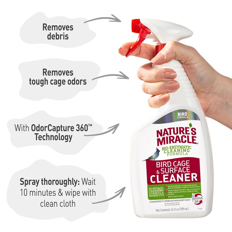 Nature's Miracle Bird Cage & Surface Cleaner - Image 4