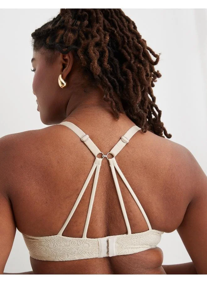 Aerie Lace Plunge Neck Bra