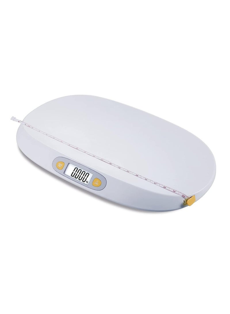 Generic Digital Scale for Baby Pet, Scale Accurate Body Weight Height Measure with 5ft Measuring Tape, Max 25kg/55lb Weighing in Pounds and Ounces for Newborn Babies,Infants,Toddlers,Pets  - Image 1