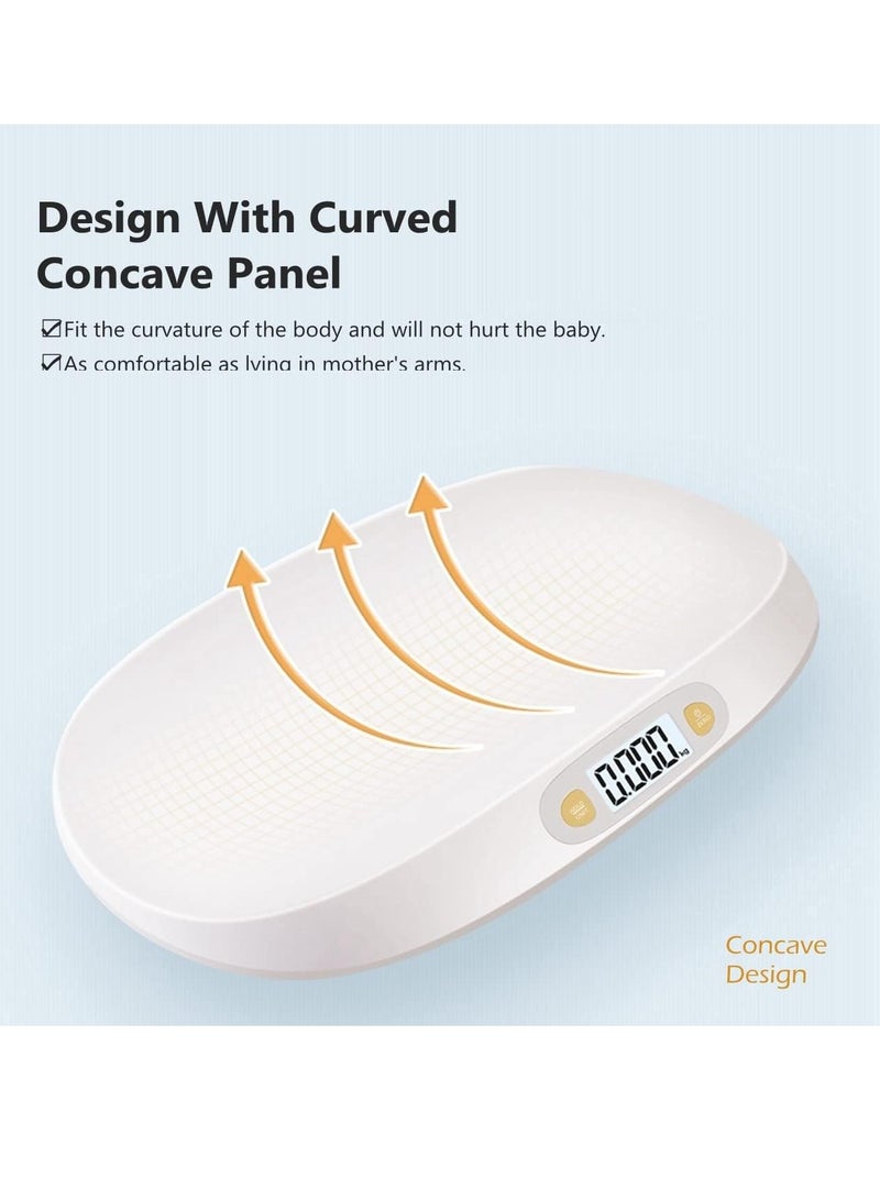 Generic Digital Scale for Baby Pet, Scale Accurate Body Weight Height Measure with 5ft Measuring Tape, Max 25kg/55lb Weighing in Pounds and Ounces for Newborn Babies,Infants,Toddlers,Pets  - Image 3