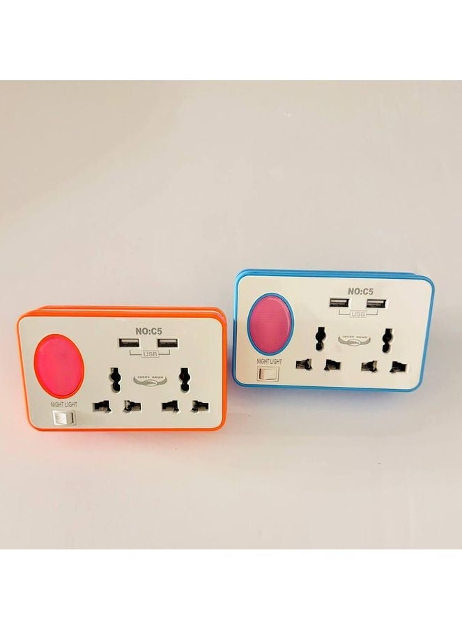 Power strip - 2 outlets - 2 USB