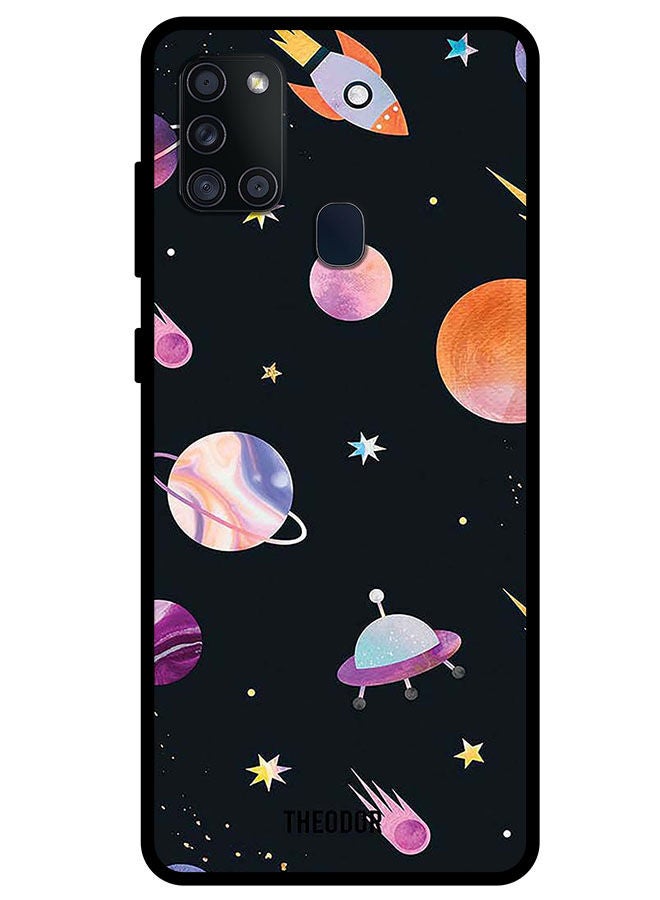 Theodor Protective Case Cover For Samsung Galaxy A21s Planets Pattern - Image 1