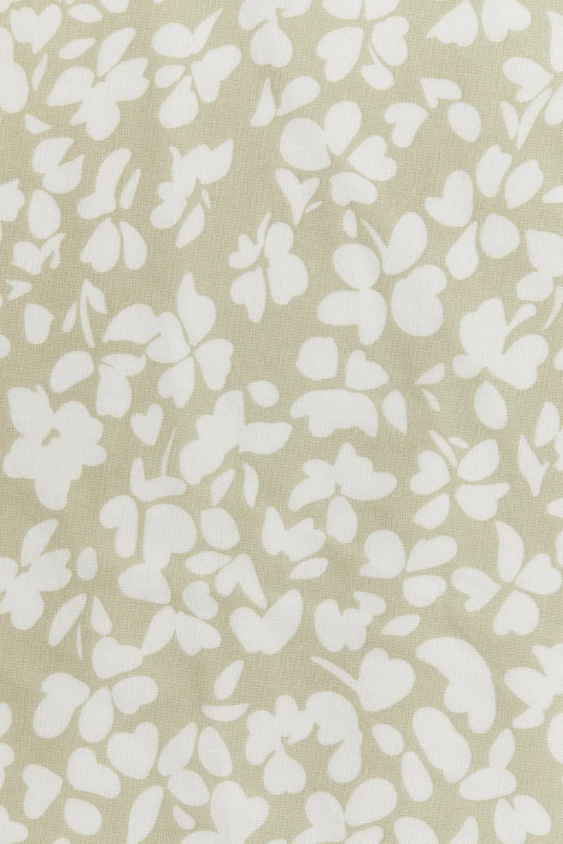 H&M Patterned cotton fitted sheet