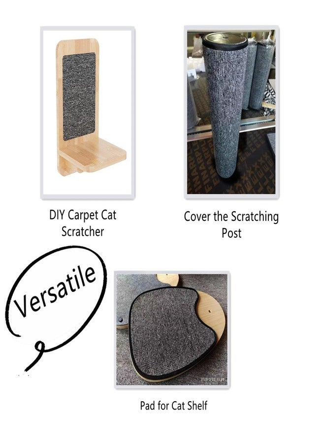 SHENGOCASE سجادة بديلة ذاتية اللصق قابلة للقص، مقاس 78.7 بوصة × 15.8 بوصة، تُستخدم كبديل لأرفف شجرة القطط، ودرجات أثاث الحائط، وأعمدة خدش السجاد، وواقيات الأرائك. - Image 3