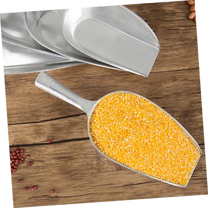 Garneck Aluminum Alloy Ice Scoop Metal Scooper for Ice Candy Flour and Nuts Easy to Clean Kitchen Utensil for Home Bar and Restaurant Use - Image 2