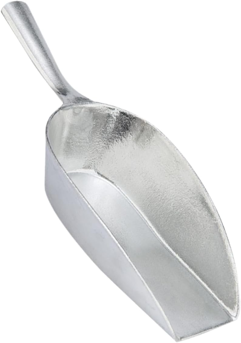 Garneck Aluminum Alloy Ice Scoop Metal Scooper for Ice Candy Flour and Nuts Easy to Clean Kitchen Utensil for Home Bar and Restaurant Use - Image 1