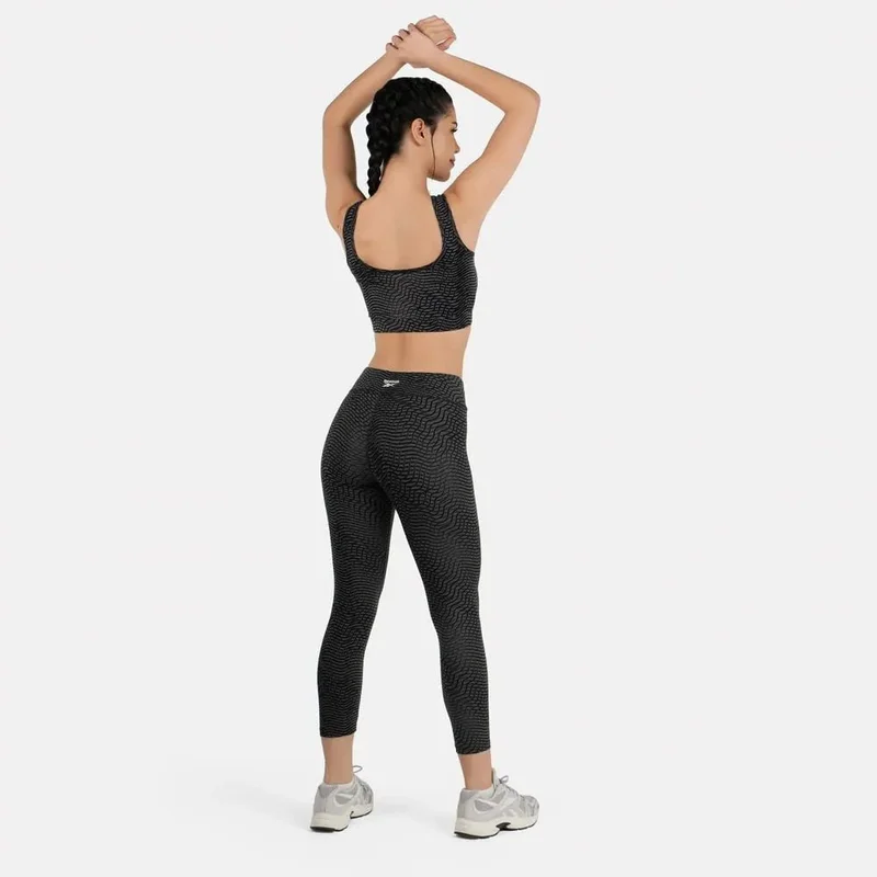 Reebok Black Reebok Q2 Hype Pack Cotton Allover Print Women's Bralette - Black for Women | Best Price UAE
