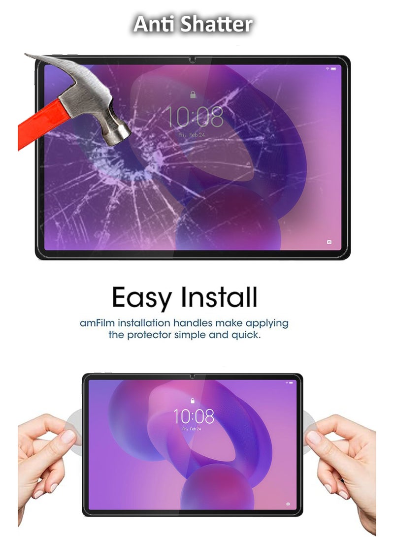 For Lenovo Idea Tab Pro 12.7" -  Premium Tempered Glass Anti-Scratch, Smudge Proof Easy Installation Screen Protector Guard - Image 4