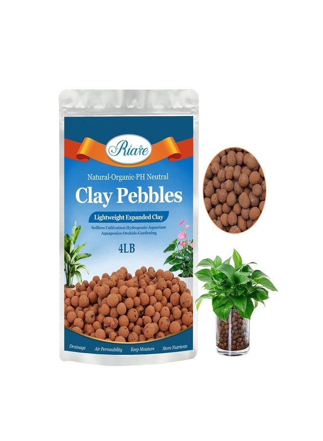 Riare Organic Expanded Clay Pebbles for Plants Natural Leca Balls Lightweight Hydroponic Clay Pebbles Aggregate(5L) - Image 1