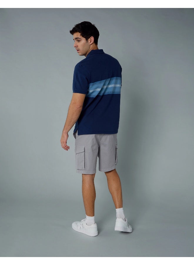 American Eagle AE Logo Striped Polo Shirt  - Image 2
