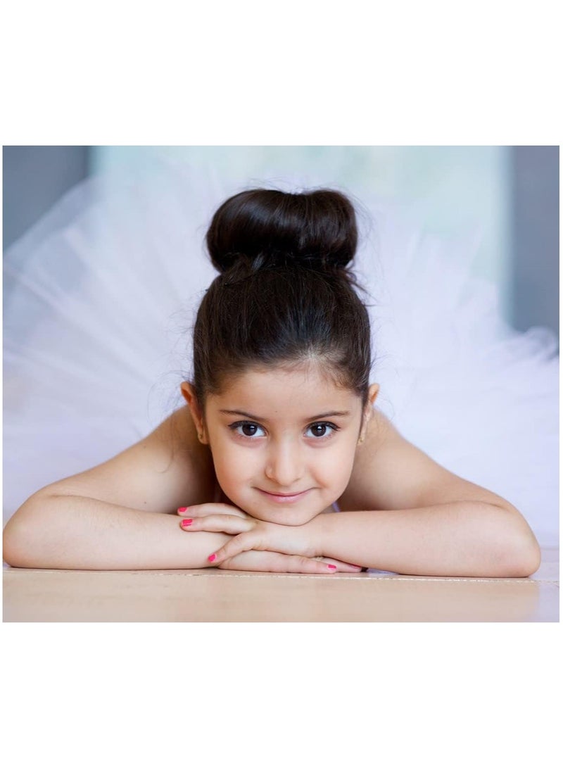 STAR BEJA STAR BEJA tyla Hair Donut Hair Bun Maker for Kids, Ballet Buns Maker for Kids, Sock Bun Hair Maker, Donut Bun Maker Hair, Easy Bun Hair Bun Maker, Hair Donut Bun Maker (6pc Black)  - Image 4